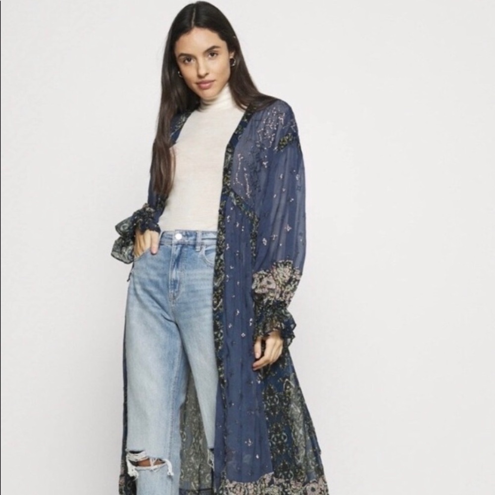 Free People Samira Maxi Top / Midnight…new